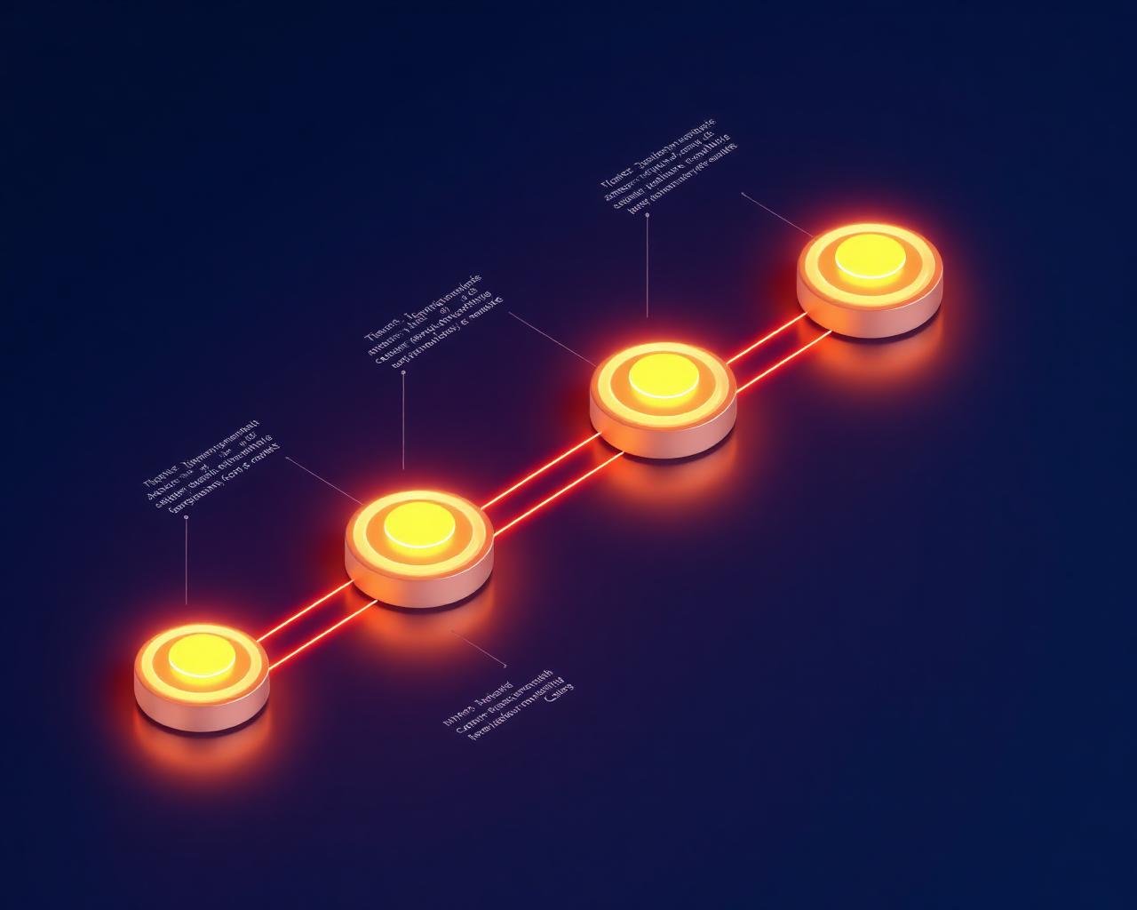 4-step AI workflow visualization